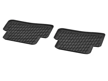 Allwettermatten Dynamic Squares für CLE C236, Fond, 2-teilig, Schwarz  - A23668045019G33