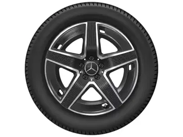 Original Mercedes-Benz AMG 5-Speichen-Rad 19-Zoll, Schwarz für GLC C254 - A25440104007X23
