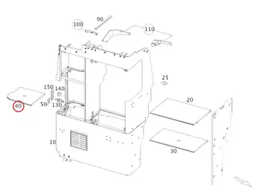 Mercedes Marco Polo Einlegeboden hinten unten A4476164200