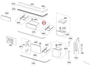Original Ersatzteil Marco Polo 447 Kastengehäuse A4476892500