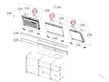 Preview: Mercedes Marco Polo Küchenschloss Original
