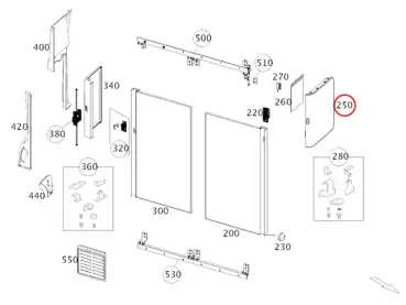 A4477276900 Verkleidung Tür vorn Marco Polo 447