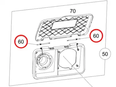Mercedes Marco Polo 447 Scharniere A4477510000 Set