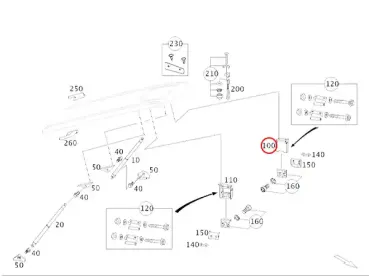 Verdeckverschluss Marco Polo 447 A4477700000 Originalteil