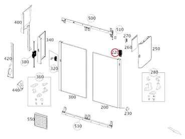 Mercedes-Benz Marco Polo Schrank Verriegelung 447
