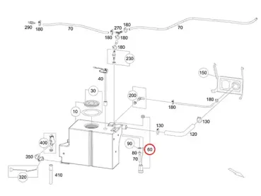 Original Mercedes Marco Polo Kreiselpumpe A4478601900