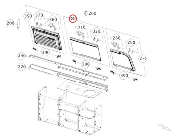 Marco Polo 447 Glasabdeckung Kocher Original Mercedes