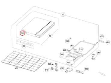 Mercedes-Benz Marco Polo Bezug Bettverlängerung A4479509902