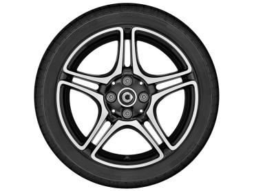 Preview: 5 Doppelspeichen Felge 16 Zoll smart fortwo Baureihe A453/ C453/ W453 A4534013100 Preview: Original Smart Leichtmetallräder