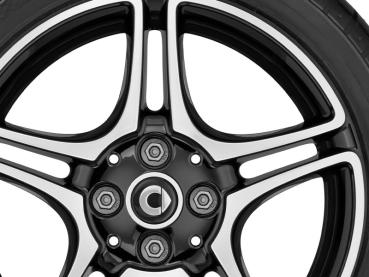Preview: 5 Doppelspeichen Felge 16 Zoll smart fortwo Baureihe A453/ C453/ W453 A4534013100 Preview: Original Smart Leichtmetallräder