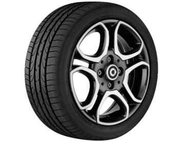 10 Speichen Leichtmetallfelge 15 Zoll smart fortwo Baureihe A453/ C453/ W453