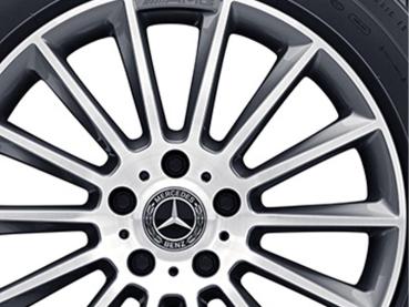 Preview: AMG Vielspeichen-Rad 20 Zoll G-Klasse Baureihe 447 A46340117007X21 Preview: Original Mercedes-Benz AMG Vielspeichen-Leichtmetallrad in 20 Zoll, titangrau glanzgedreht, passend für G-Klasse Baureihe 463, Vorder- und Hinterachse, Produktansicht