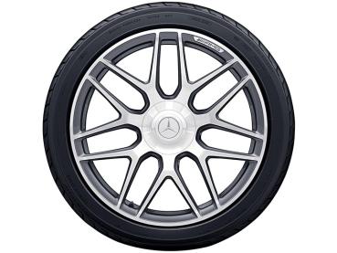 AMG Schmiederad im Kreuzspeichen-Design, 22 Zoll, titangrau – passend für Mercedes-Benz G-Klasse BR463, Vorder- und Hinterachse, hochwertige Originalfelge ohne Zubehör AMG Schmiederad im Kreuzspeichen-Design, 22 Zoll, titangrau – passend für Mercedes-Benz G-Klasse BR463, Vorder- und Hinterachse, hochwertige Originalfelge ohne Zubehör