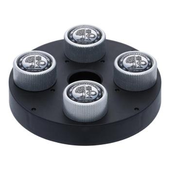 AMG Ventilzierkappen mit AMG Wappen Ausführung satin-silber B66472005 AMG Ventilzierkappen mit AMG Wappen Ausführung satin-silber B66472005