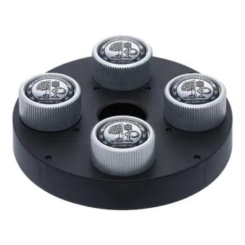 AMG Ventilzierkappen mit AMG Wappen Ausführung satin-silber B66472005
