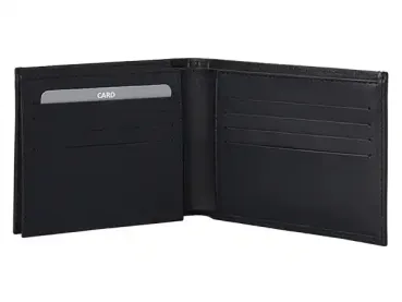 Preview: Exklusive AMG Geldbörse – 12 Kartenfächer und RFID-Schutz