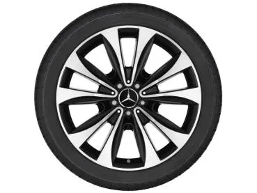 GLE-Klasse Winterrad 5-Doppelspeichen Schwarz Glanzgedreht 265/45 R20 108V Pirelli XL Scorpion Winter MO Q440301711420/1430