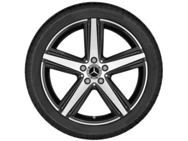 A/B/CLA-Klasse Sommerkomplettrad 5-Speichen-Rad Schwarz 225/40 R19 Q440241710250