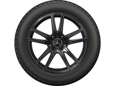 5-Doppelspeichen-Rad Schwarz 225/55 R18 102H XL Continental WinterContact TS 860 S MO