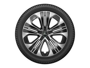 5-Speichen-Rad Aero Schwarz Lackiert Glanzgedreht 275/40 R19 105H XL Continental WinterContact TS 860 S MO