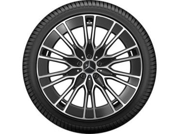 10-Doppelspeichen-Rad Schwarz Glanzgedreht 245/40 R20 99V XL Continental WinterContact TS 860 S MO