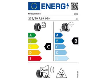 Preview: Junges Rad Winterkomplettrad AMG 5-Doppelspeichen-Rad GLA/GLB 235/50 R19 99H Bridgestone Blizzak LM001 MO