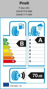 Preview: A/B/CLA-Klasse Sommerkomplettrad 5-Speichen-Rad Schwarz 225/40 R19 Q440241710250