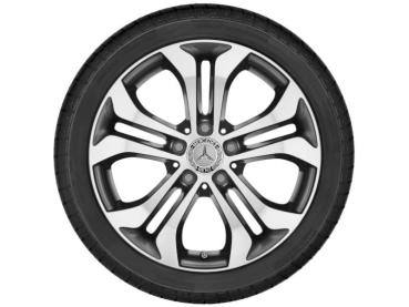 GLC Baureihe X253 Sommerkomplettrad 5-Doppelspeichen-Rad Grau 235/65 R17 Q440653110000