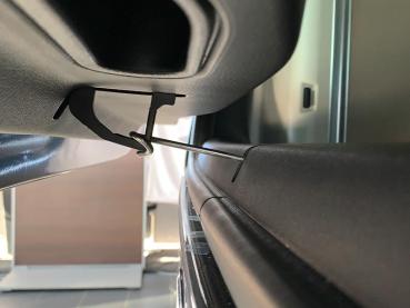 Preview: Mercedes V-Klasse Heckfenster AIR-SAFE Edelstahl