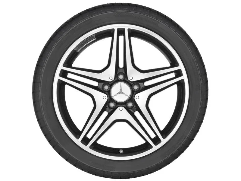 AMG Rad in 7,5 J x 18 ET 52 in Schwarz