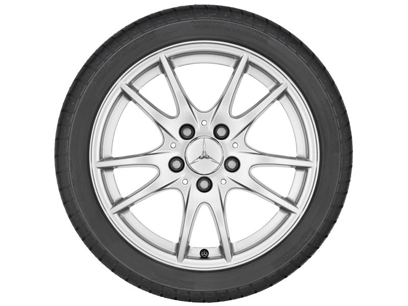 Mercedes-Felge 205/55 R16 in Silber Mercedes-Felge 205/55 R16 in Silber