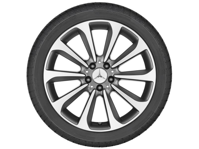10 Speichen Felge 19 Zoll glanzgedreht C-Klasse Baureihe 205 10 Speichen Felge 19 Zoll glanzgedreht C-Klasse Baureihe 205