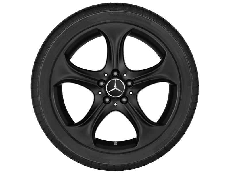 Original 18 Zoll 5 Speichen Felge in Schwarz matt