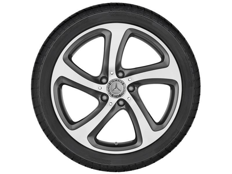 Felge für 245/45 R18 in tremolit-metallic