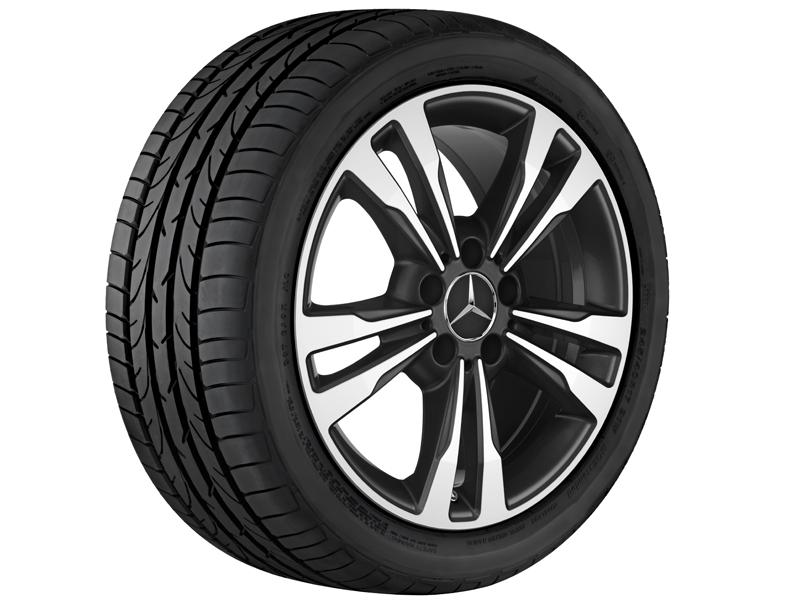 C-Klasse Original Felge 18 Zoll schwarz glanzgedreht