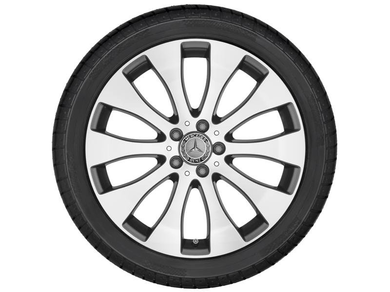10 Speichen Felge 19 Zoll GLC Baureihe C/X 253 glanzgedreht  A2534012200647X44