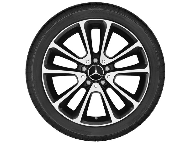 Schwarz lackierte 18 Zoll Felge für Mercedes E-Klasse