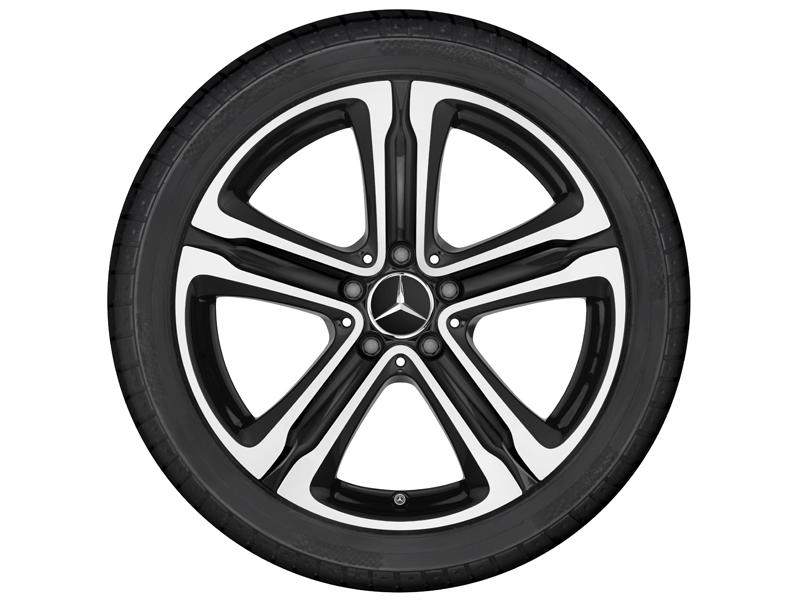 5 Speichen Felge 18 Zoll GLC Baureihe C/X 253 glanzgedreht      A25340107007X23