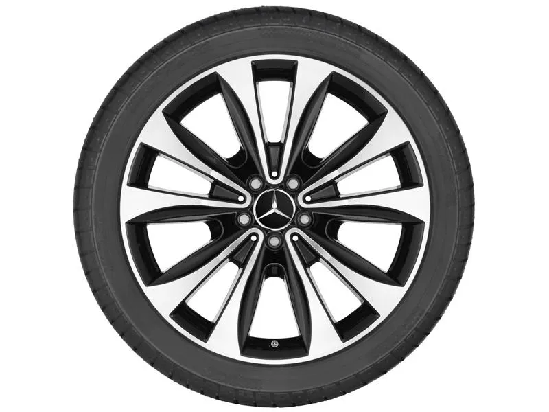 GLE Baureihe 167 Sommerkomplettrad 5-Doppelspeichen-Rad Schwarz 265/45 R20 Q440651210310