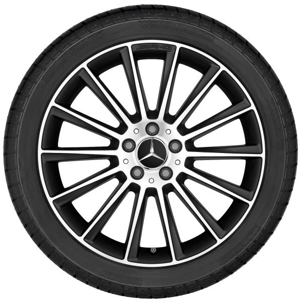 E-Klasse Baureihe 213 Sommerkomplettrad AMG Vielspeichen-Rad Schwarz 245/35 R20 Q440641710170 (VA)