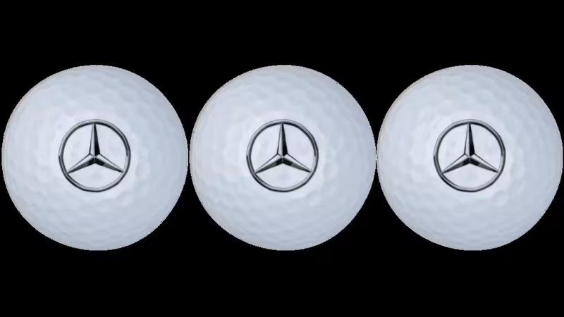 Optimierter Ballflug mit Mercedes-Benz Golfbällen