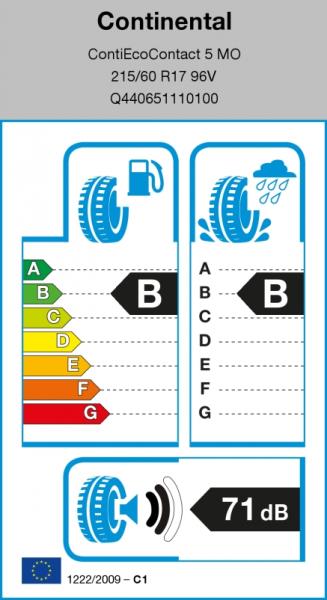GLA Baureihe X156 Sommerkomplettrad 5-Doppelspeichen-Rad Vanadiumsilber 215/60 R17 Q440651110100