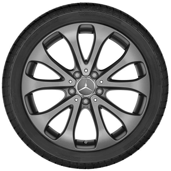 GLC Baureihe X253 Sommerkomplettrad 5-Doppelspeichen-Rad Himmalaygrau 235/60 R18 Q440651910160