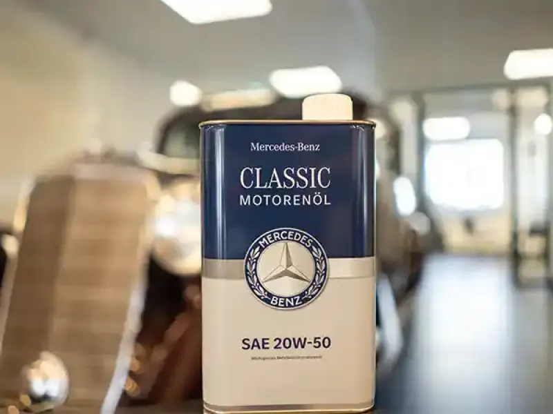 Mercedes Oldtimer Motorenoel 20W50 fuer historische Fahrzeuge