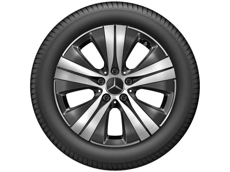 Mercedes-Benz 17-Zoll 5-Doppelspeichen-Felge in Schwarz – Höchste Qualität