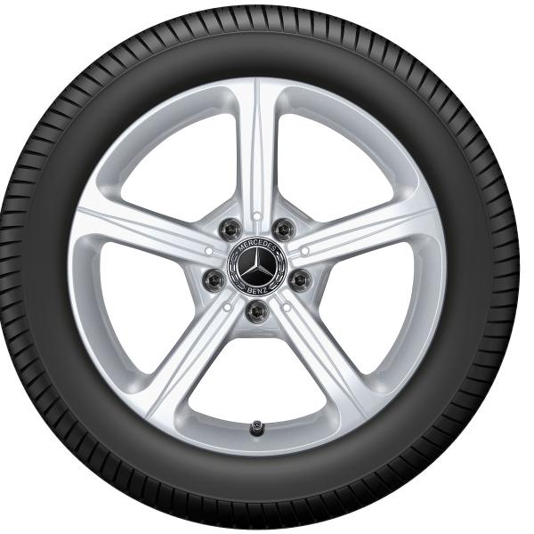 B-Klasse Baureihe 247 Sommerkomplettrad 5-Speichen-Rad Vanadiumsilber 205/55 R17 Q440641910060
