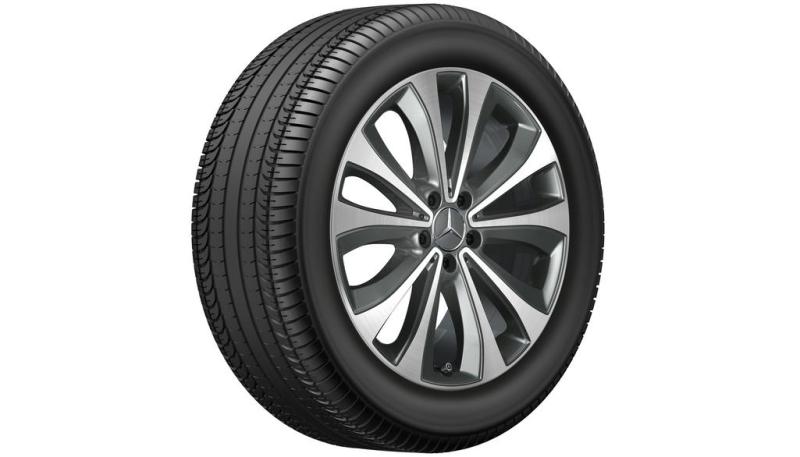 GLE Winterkompletträder (4 Stück) 5-Doppelspeichen-Rad 255/50 R19 107V XL Pirelli Scorpion Winter MO GLE Baureihe 167 Q44030171138A/39A