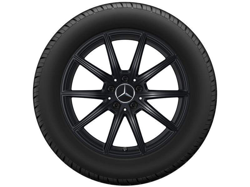 GLB Winterkompletträder (4 Stück) 5-Doppelspeichen Schwarz Matt 215/60 R18 98H Continental WinterContact TS 850 P MO E GLB Baureihe X247 Q44056111005A