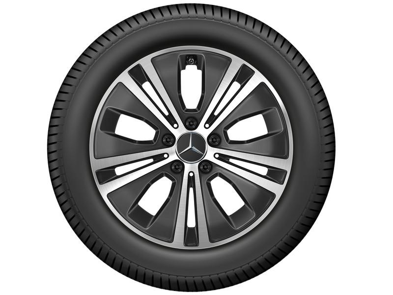 E-Klasse Junges Rad 5-Doppelspeichen Schwarz Glanzgedreht 225/55 R17 97H Pirelli W SottoZero 3 MO Q440141713860G2/3870G2