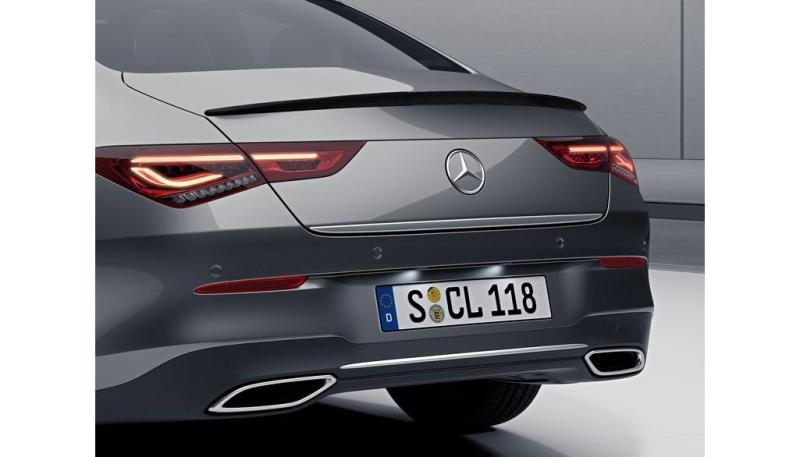 Aerodynamik und Design: CLA C118 Heckspoiler von Mercedes-Benz